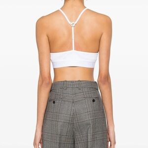 Gucci interlocking g ribbed crop top